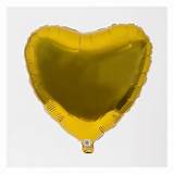 Pictures of Gold Foil Heart Balloons
