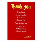 Images of Thank You Doctor Greeting Cards