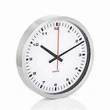 Pictures of Large Stainless Steel Clocks