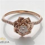 Images of Rose Gold Flower Ring