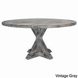 Photos of Round Reclaimed Wood Dining Table