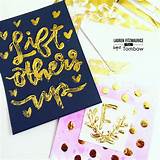 Photos of Foil Stationery