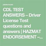 Cdl Class B Questions And Answers