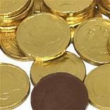 Images of Foil Wrapped Chocolate Coins