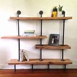 Photos of Wood Wall Shelf Unit