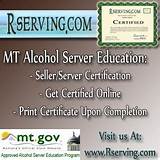Alcohol Service Certification Images