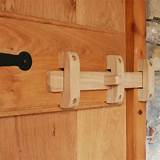 Wooden Sliding Door Latch