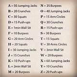 Pictures of Workout Exercises Names