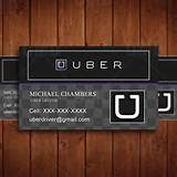 Uber Referral Business Cards Photos