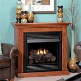 Gas Log Mantel Fireplace Photos