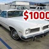 Cheap Local Cars For Sale Under 1000