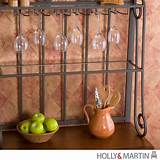 Pictures of Bakers Rack With Wine Bottle Holder