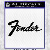 Free Fender Guitar Stickers Images