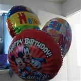 Dollar Store Number Balloons Photos