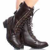 Leather Fashion Boots For Women Photos