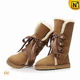 Ladies Shearling Boots Photos