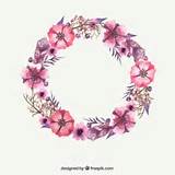 Pink Flower Wreath Images