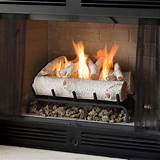 White Birch Gas Fire Logs Pictures