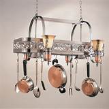 Pictures of Kitchen Island Light Pot Rack