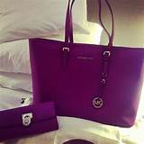 Photos of Michael Kors Handbags Purple
