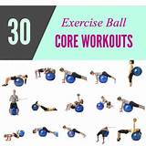 Fitness Exercises Core Pictures