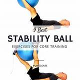 Photos of Core Exercise Using Stability Ball