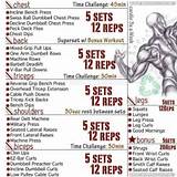 Pictures of Ripped Body Workout Plan