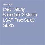 3 Month Lsat Study Schedule