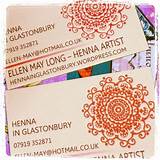 Henna Artist Business Cards Pictures