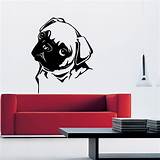 Images of Pug Wall Sticker