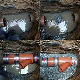 Photos of Cutting Sewer Pipe