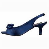 Photos of Blue Kitten Heel Shoes