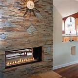 Pictures of Linear Ventless Gas Fireplace