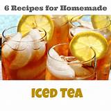 How To Make Homemade Iced Tea Photos