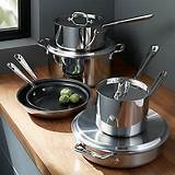 Images of All-clad D5 Stainless-steel Nonstick 10-piece Cookware Set
