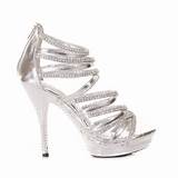 Silver High Heels