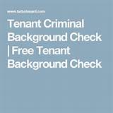 Credit Background Check Tenant