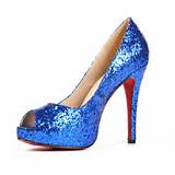Pictures of Glitter High Heels