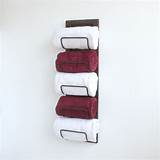 Images of Wall Mounted Towel Rack Rolled Towels