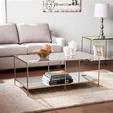 Two Shelf Glass Coffee Table Pictures