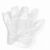 Images of Food Service Clear Plastic Disposable Gloves