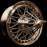 All Gold Wire Wheels Pictures