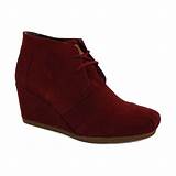 Pictures of Suede Wedges Shoes