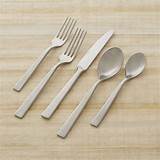 Crate And Barrel Stainless Flatware