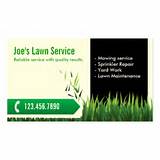 Lawn And Landscaping Business Cards Images