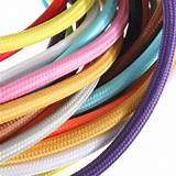Fabric Covered Electrical Cord Photos