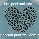 Cheetah Print Wall Stickers