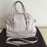 Michael Kors White Leather Handbag Pictures