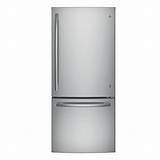 Images of Ge Stainless Steel Bottom Freezer Refrigerator