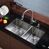 Undermount Double Bowl Stainless Steel Kitchen Sinks Pictures